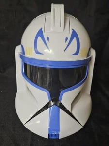 Star Wars Captain Rex Clone Trooper Hasbro Talking Helmet 2008 No Antenna. Works - Picture 1 of 5