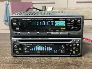 Pioneer Carrozzeria KEH-P77 CDS-P77 1DIN+1DIN CD Cassetta DSP Testato Giappone - Foto 1 di 9