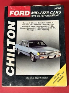 Chilton Total Car Care Series Repair Manual Ford Mid-Size Cars 1971-85 26580 - Bild 1 von 4
