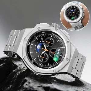 Luxury Steel Case Band Mod Kit For Samsung Galaxy Watch 8Classic 46mm /8 40/44mm - Picture 1 of 43