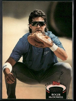 Roger McDowell 1992 Stadium Club #804 Los Angeles Dodgers - Image 1 of 2