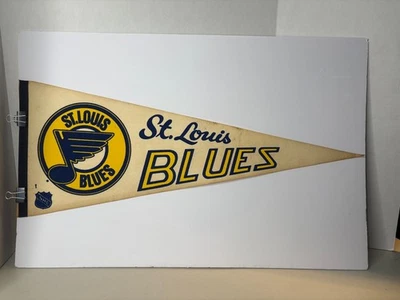 Vintage 1970's St Louis Blues NHL Pennant - Image 1 of 4