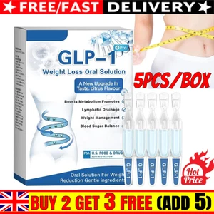 NEW GLP-1 Weight Loss Oral Solution,new citrus Flavour 5pcs/box - Picture 1 of 9