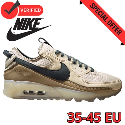 Nike Air Max Terrascape 90 Beige Nero Uomo Donna Sneakers Scarpe Originali - Immagine 1 di 4