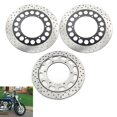 V Star 1300 For YAMAHA Front Rear Brake Rotors XVS1300/A XVS1300CT Tourer 07-13 - Image 1 of 4
