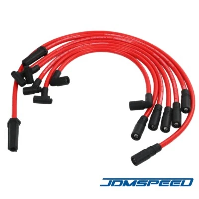 Cables de bujía rojos para Chevy GMC 1996-2014 4,3 L Vortec V6 32833 32839 Foto 1 de 4
