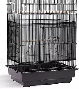 Nylon Pet Bird Cage Cover Seed Catcher Shell Skirt Decoration Guard Mesh Net US - Picture 1 of 7