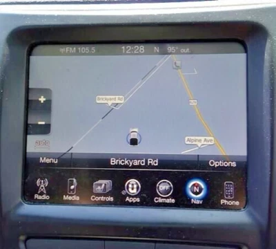 2014 - 2017 Dodge Ram 1500 2500 3500 Jeep Cherokee 8.4 RA4 VP4 Navigation Radio - Image 1 of 4