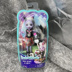 New In The Box Enchantimals Sage Skunk Doll & Caper Figure, 6 inch Doll - Picture 1 of 3
