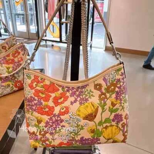 Bolso de hombro Coach Laurel con estampado floral CT222 NUEVO CON ETIQUETAS - Imagen 1 de 10