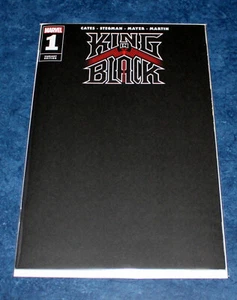 KING IN BLACK 1 BLACK BLANK variante 1ª impresión MARVEL 2020 VENOM SPIDER-MAN KNULL - Imagen 1 de 1