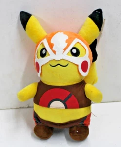 Pokémon Tournament Wrestling Masked Pikachu Big Plush Toy Doll with Tags - Picture 1 of 5