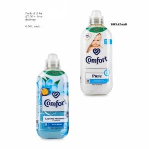 0.99l COMFORT FABRIC CONDITIONAL( Pack Of 2) Pure and Blue Skies - Picture 1 of 3