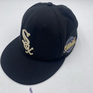 Chicago White Sox Hat New Era 59fifty 2005 World Series 7 3/8 Fitted On Field - Picture 1 of 13
