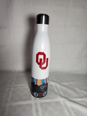 New Oklahoma Sooners Boelter 25 oz Stainless Steel Water Bottle, NCAA Cover