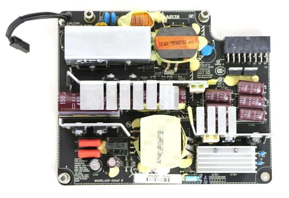Apple iMac 27" A1312 Netzteil Power Supply PSU 310W ADP-310AF 614-0501 Original - Bild 1 von 3