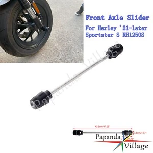 Front Axle Slider Wheel Falling Crash Bar For Harley Sportster S RH1250S 2021-25 - Picture 1 of 5
