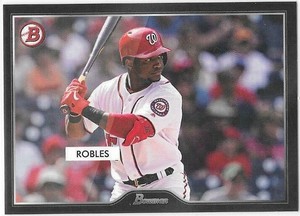 2019 TOPPS ON-DEMAND SET #7 INSPIRED BY '55 BOWMAN VICTOR ROBLES NATIONALS