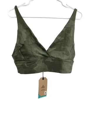 Bralette Prana Layna Brami Salvia Camuflaje Talla Mediana Nuevo con Etiquetas Foto 1 de 4