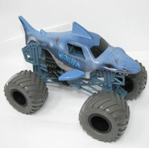 Hot Wheels Megalodon Monster Jam Truck Metal Scale 1:24 Body Shark scars wounds - Picture 1 of 4