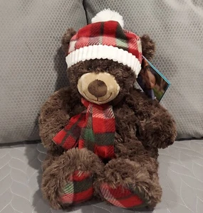 St. Jude's Gentle Treasures BROWN TEDDY BEAR MILES 2022 Christmas Soft 18" - Picture 1 of 10