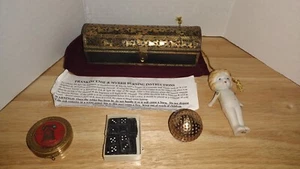 Antique Vintage Junk Drawer Lot Brass Trinkets And More - Picture 1 of 20