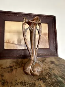 Vintage Jugendstil Kupfer Deko Vase - Bild 1 von 8