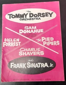 1964 The Tommy Dorsey Orchestra Tour Programme + 2 TICKETS The Dome Brighton - Foto 1 di 10