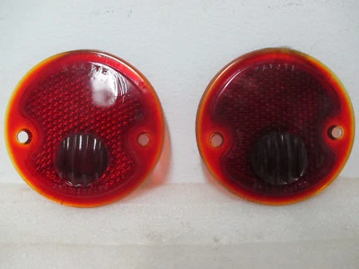 Lentes de lanterna traseira Mopar NOS 1937-41 Dodge-Fargo picape caminhão LH e RH PAR 565090 - Imagem 1 de 4