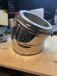 6" EcoVent 30 Degree Elbow, Stainless Steel - Picture 1 of 5