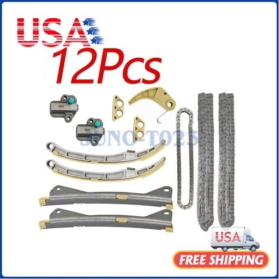 Conjunto de corrente de distribuição para Hyundai Azera Genesis Santa Fe KIA Sedona Sorento 3.3L 3.8L - Imagem 1 de 4