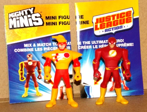 FIRESTORM & FLASH Justice League Action Mighty Minis Figure Pair Mattel 2016 DC Cover