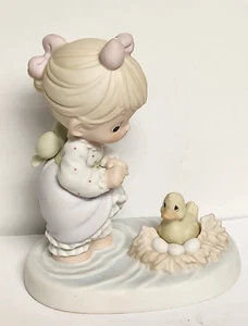 Precious Moments AN EVENT WORTH WADING FOR w/Box Girl Duckling SIGNED 1992 LtdEd - Picture 1 of 8