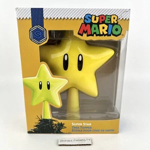 2018 Super Mario Star Christmas Tree Topper Decoration Ornament Nintendo New Box - Picture 1 of 5