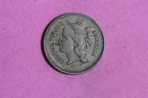 Estate Find 1867 - Three Cent Nickel!! #K49512 - Picture 1 of 2