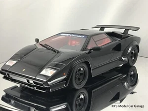 GT Spirit Walter Koenig Lamborghini Countach Turbo Black Resin Model Car 1:18 - Picture 1 of 12