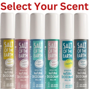 Salt of the Earth Deodorant Roll on 75ml For Men Body Odour Gift for Him Fresh - Picture 1 of 31