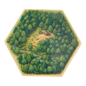 Die Siedler von Catan 3061 4th Edition Terrain Hex Tile Replacement Forest 4of4 - Bild 1 von 1
