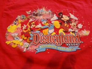 T-shirt vintage rossa Walt Disney World Resort cotone bambino taglia S piccola molto bella - Foto 1 di 5
