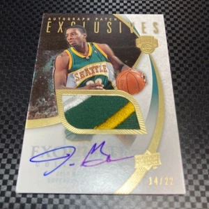 2008 Upper Deck Exquisite Jeff Green Seattle Supersonic Auto /22 #EAP-JG Japan - Picture 1 of 10