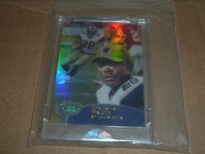 2001 Etopps Uncirculated Refractor Marshall Faulk Rams PR=2742 - Picture 1 of 2