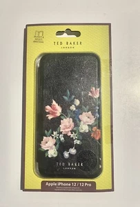 Ted Baker Floral Phone Case Sandalwood Mirror Case for iPhone 12 And 12 Pro New - Zdjęcie 1 z 2