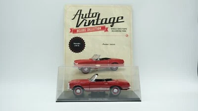MODELLINO AUTO MERCEDES 230 SL 1965 ROSSA - EDICOLA - SCALA 1:24 AUTO VINTAGE#62 - Immagine 1 di 4