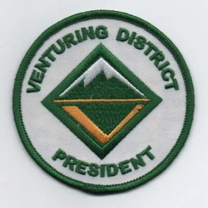 Venture District President Position Patch, Green Brd, retro "BSA 2010", come nuovo - Foto 1 di 1