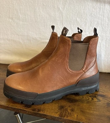 Polo Ralph Lauren Oslo Chelsea Chukka Ranger Botas de Cuero Marrón Para Hombre Talla 13D Foto 1 de 4
