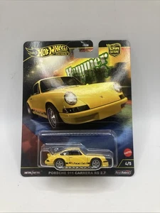 Hot Wheels Car Culture "Hammer Drop" Porsche 911 Carrera RS 2.7 1:64 auto pressofusa - Foto 1 di 2