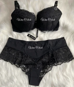 Ann Summers Sexy Lace Padded Push Up Plunge Bra & Cheeky Shorts 30A~44G - Picture 1 of 15