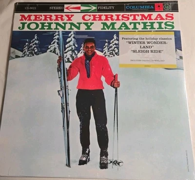 Merry Christmas Johnny Mathis Vinyl Album New & Sealed - Image 1 of 4