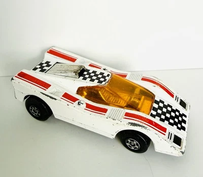 Matchbox Superfast 1971, #7 Hairy Hustler hecho en Inglaterra por Lesney Red Stripes Foto 1 de 4
