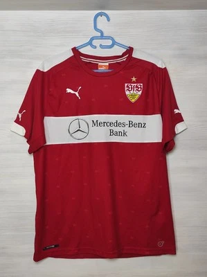 VfB STUTTGART 2014-15 AWAY SHIRT PUMA JERSEY SOCCER SIZE L - Image 1 of 4